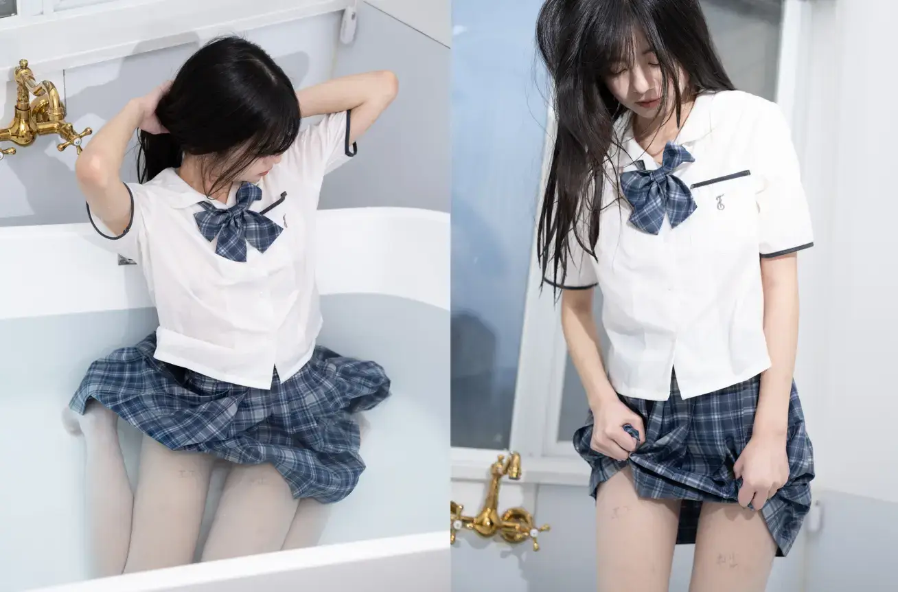 少女秩序 – 晞可 白丝JK制服