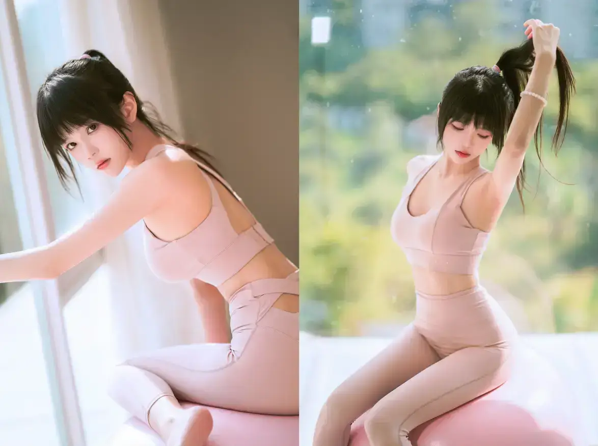 桜桃喵 - 瑜伽服
