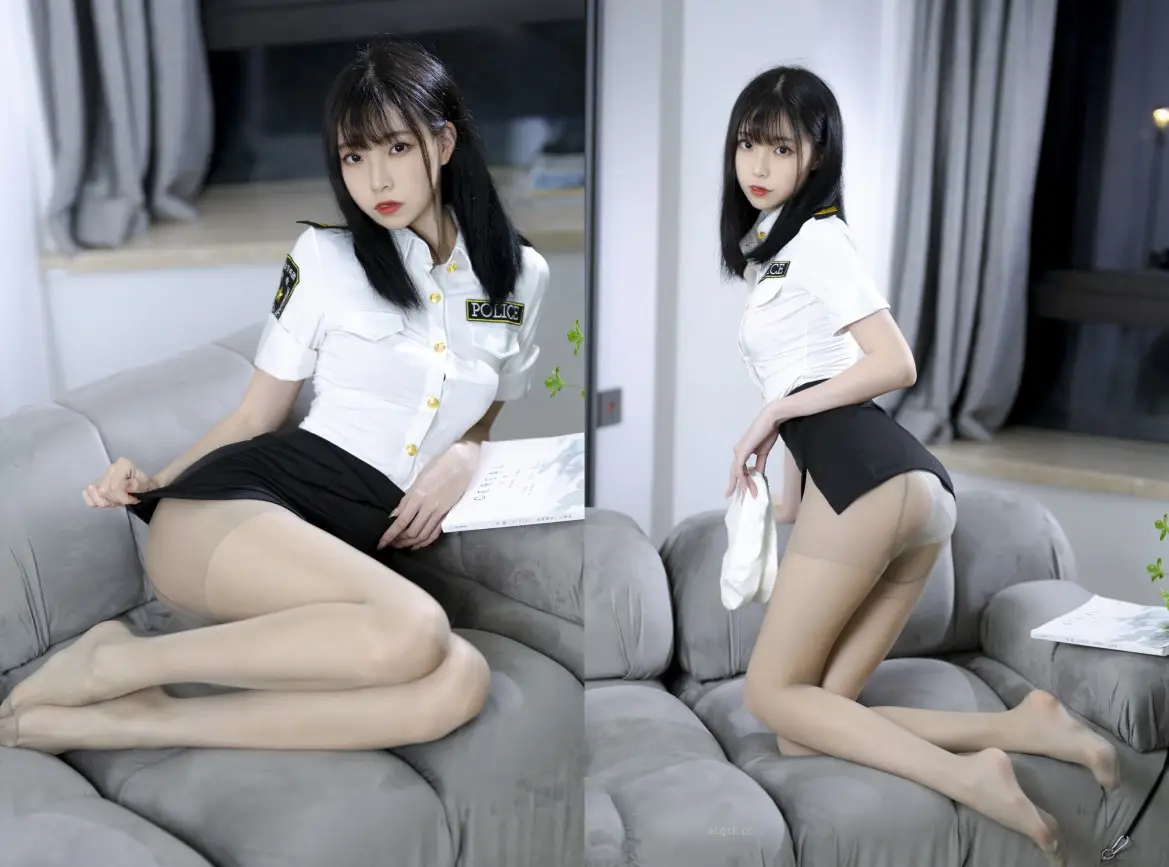 许岚LAN - 许岚灰丝制服