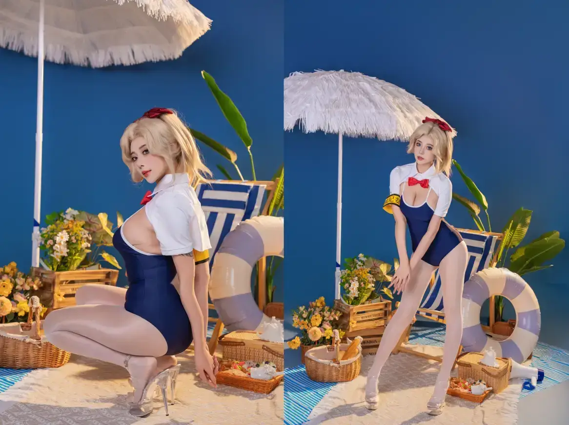 奈汐酱nice&奶桃桃 – 夏纪【100P】